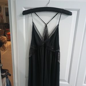 Victoria's Secret Black Lace Chemise